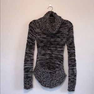 Black & Gray Knit Sweater